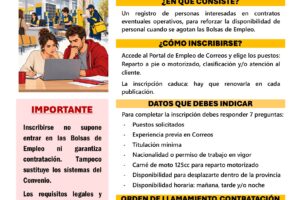 Portal de empleo (nueva apertura)
