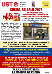 Subida salarial 2027
