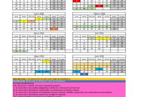 Un calendario escolar 25-26 impuesto por la Consejería de Educación rechazando  el propuesto por la Junta de Personal Docente.