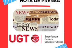 UGT alerta de las situaciones térmicas extremas en las aulas de Cantabria y exige un Protocolo de actuación ante fenómenos meteorológicos adversos, como las olas de calor.
