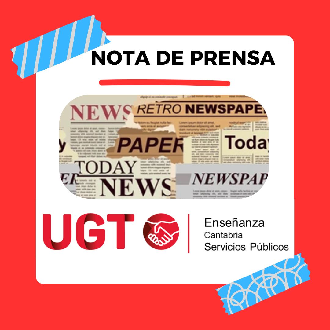 UGT alerta de las situaciones térmicas extremas en las aulas de Cantabria y exige un Protocolo de actuación ante fenómenos meteorológicos adversos, como las olas de calor.