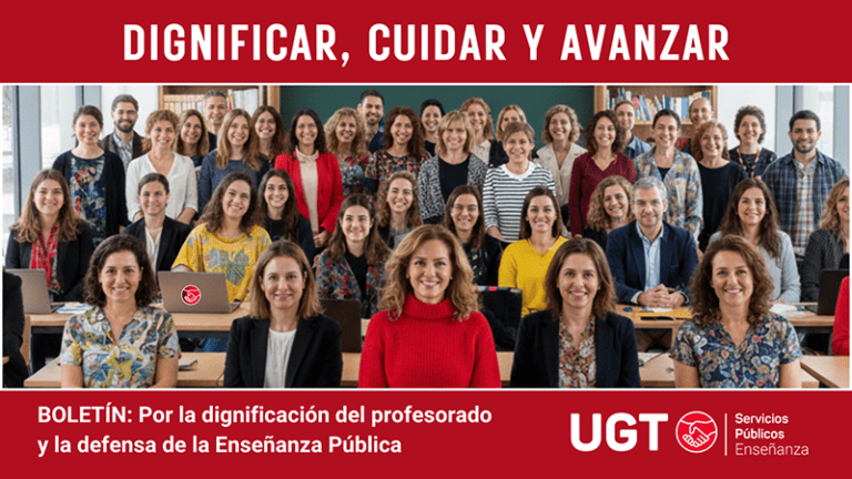 Lee más sobre el artículo UGT presenta el Boletín de Reivindicaciones Clave para la Enseñanza Pública: “Dignificar, Cuidar y Avanzar”