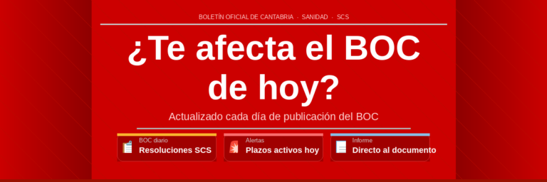 Lee más sobre el artículo Resumen BOC 08/05/2026