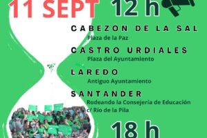 Convocatorias de protesta docente el 11 de septiembre