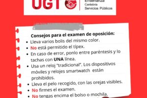 Pequeños consejos para las oposiciones docentes