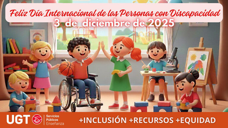 Lee más sobre el artículo UGT Enseñanza exige más recursos, equidad real y una educación plenamente inclusiva
