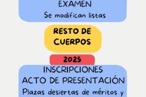 Todo sobre las oposiciones docentes en 2025