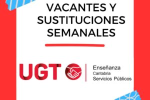 Docentes: Listas definitivas de vacantes, únicas y sustituciones
