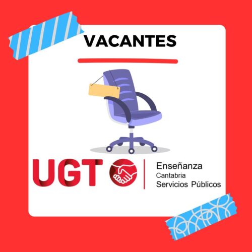 Actualización de plazas vacantes.